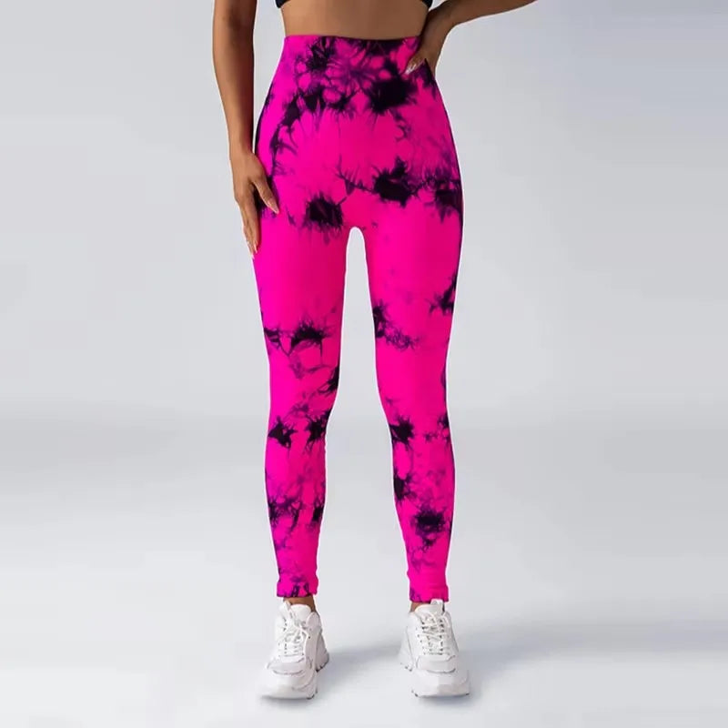 Leggings deportivos para mujer, sin costuras, cintura alta y efecto push up